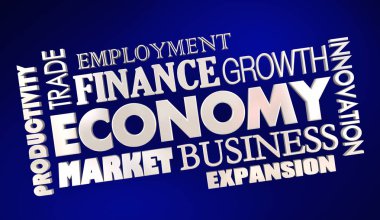 Ekonominin büyüme yatırım mali genişleme Word kolaj 
