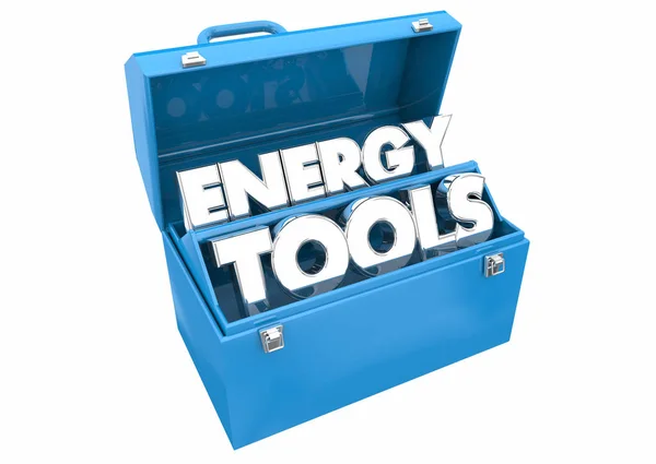 Herramientas Energía Conserve Manage Power Toolbox — Foto de Stock