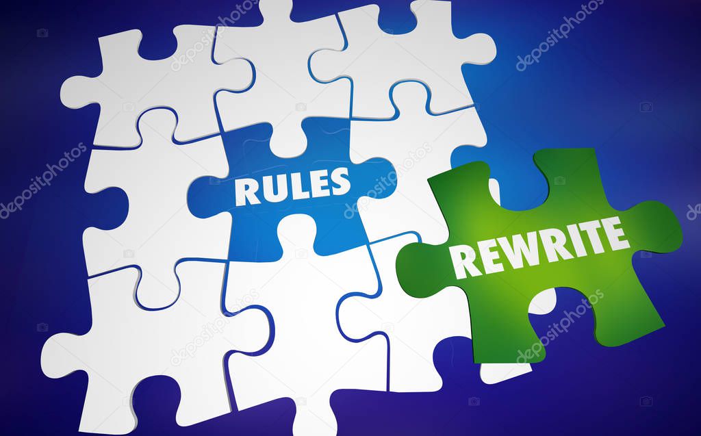 Rewrite Rules Change Laws Puzzle Words 