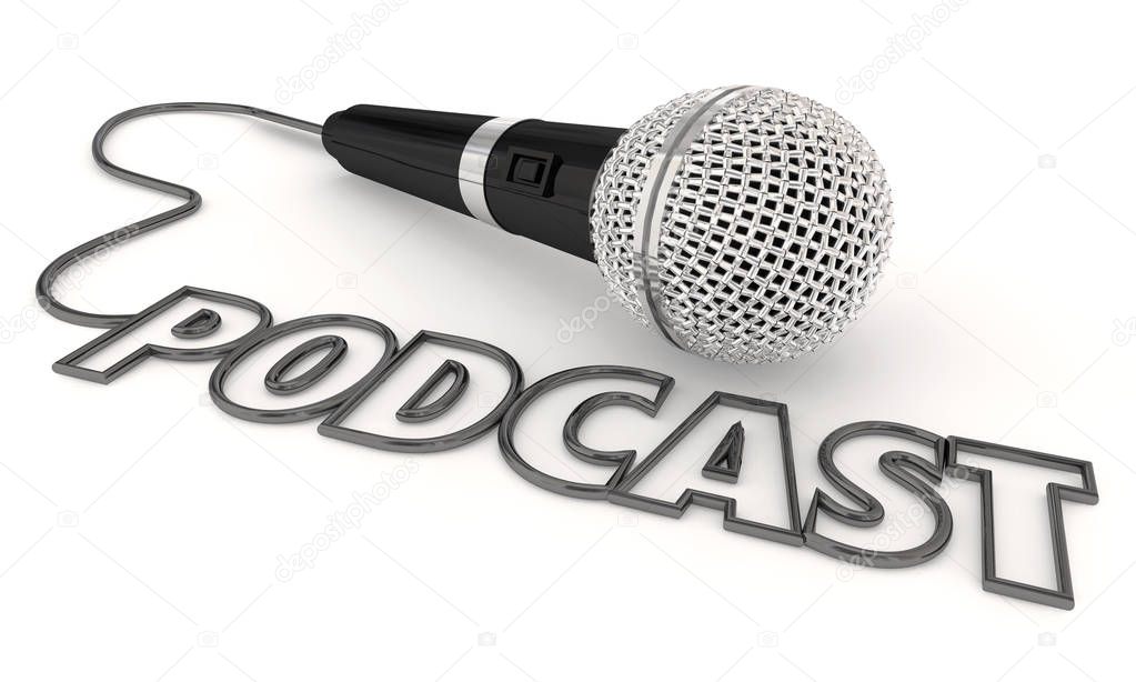Podcast Mobile Program Show Audio File Microphone 