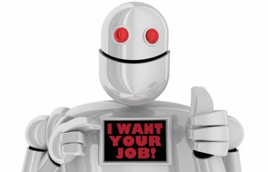 Ben senin iş Robot yerine işçi Rpa 3d çizim istiyorum
