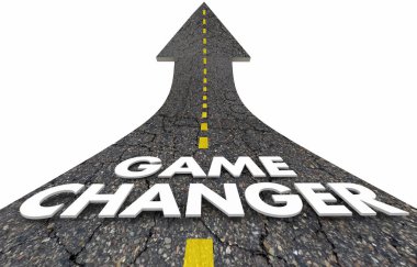 Game Changer New Rules Approach Plan Road Arrow 3d Illustration clipart