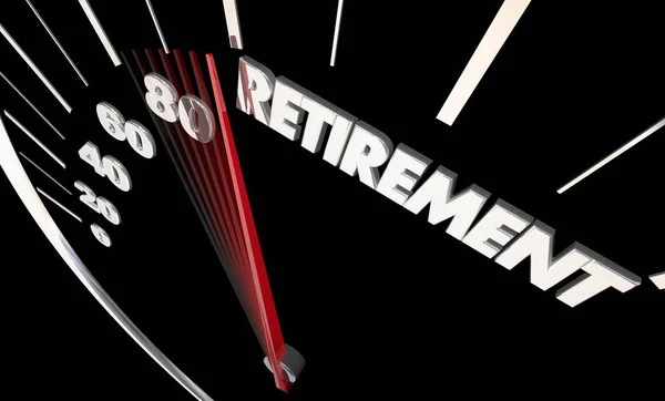 Retirement End Career Stop Working Illustration — Stock Photo, Image