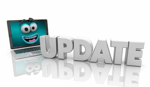 Update Laptop Computer New Hardware Software Illustration — Stock Photo, Image
