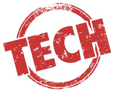 Teknoloji Modern yenilikçi yeni dijital damga Word çizim