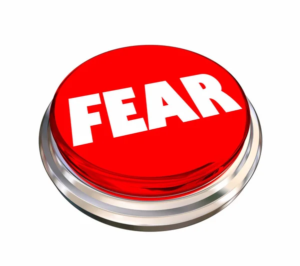 Strach Strach Úzkost Razítko Slovo Obrázek — Stock fotografie