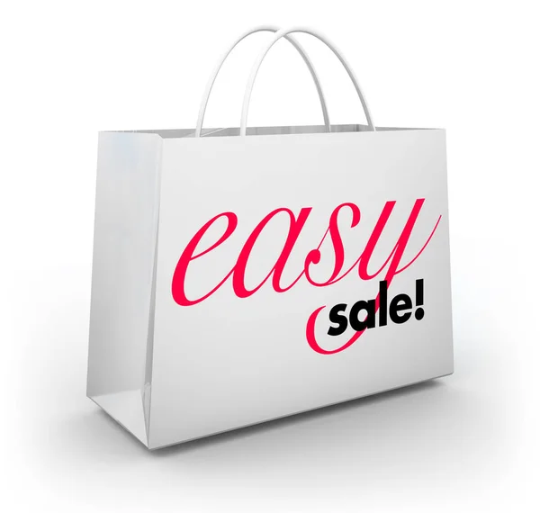 Easy Sale Чудова Покупка Цінності Сумка Ілюстрація — стокове фото