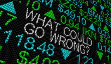 Ne yanlış Risk Uyarı tehlike borsa gidebilir 3d çizim