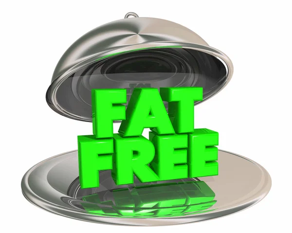 Fat Free Food Meal Dinner Plate Illustration — Stock Photo, Image