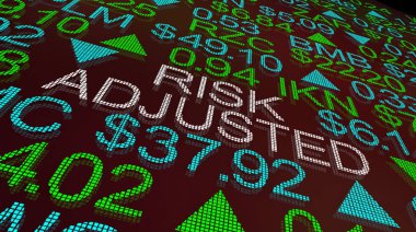 Risk Ayarlı Borsa Satın Alma Stratejisi Yatırım 3d İllüstrasyon