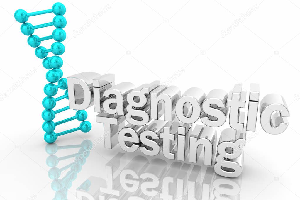 Diagnostic Testing DNA Biology Lab Results 3d Illustration