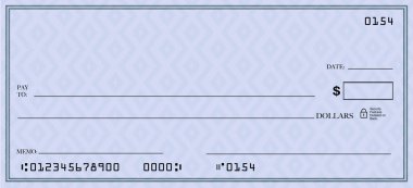 Metin Bankası Hesabınız için Boşluk Denetim Boşluğu Mavi Arkaplan Resimlerini Kopyala
