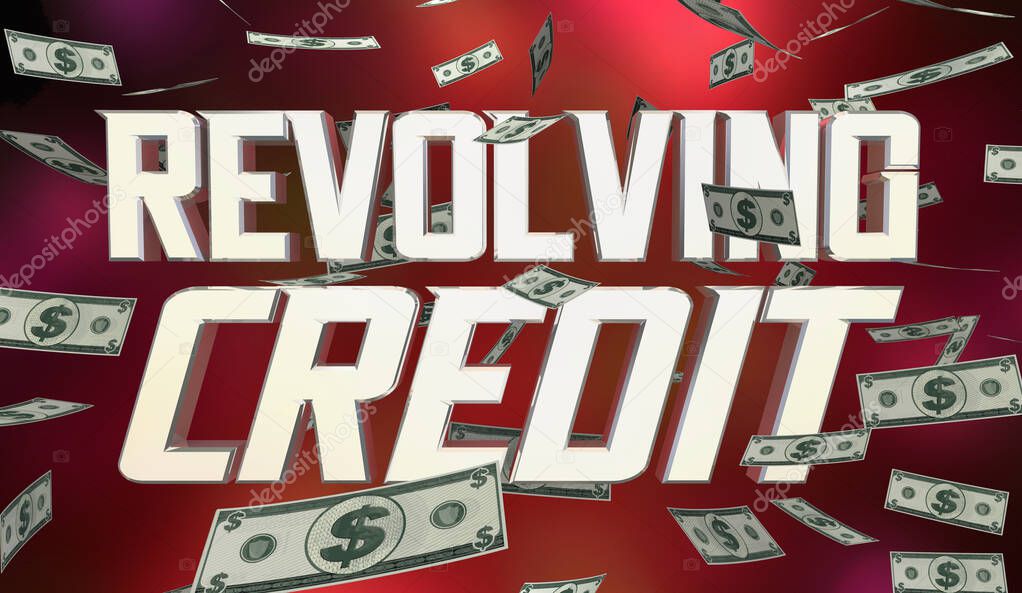Revolving Credit Borrow More Money Finance Loan 3d Illustration