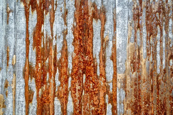 グランジ さびた金属製の壁のテクスチャ背景 — ストック写真
