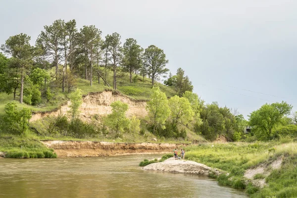 Norden Usa Mai 2018 Niobrara Fluss Unterhalb Der Nordbrücke Mit — Stockfoto