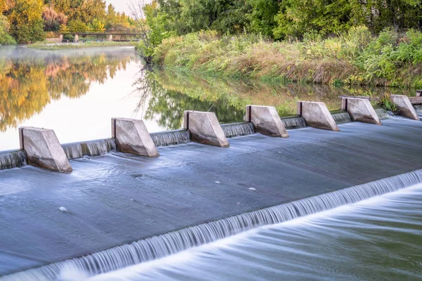 Presas Desvío Ríos Que Proporcionan Agua Para Agricultura Río Cache — Foto de Stock