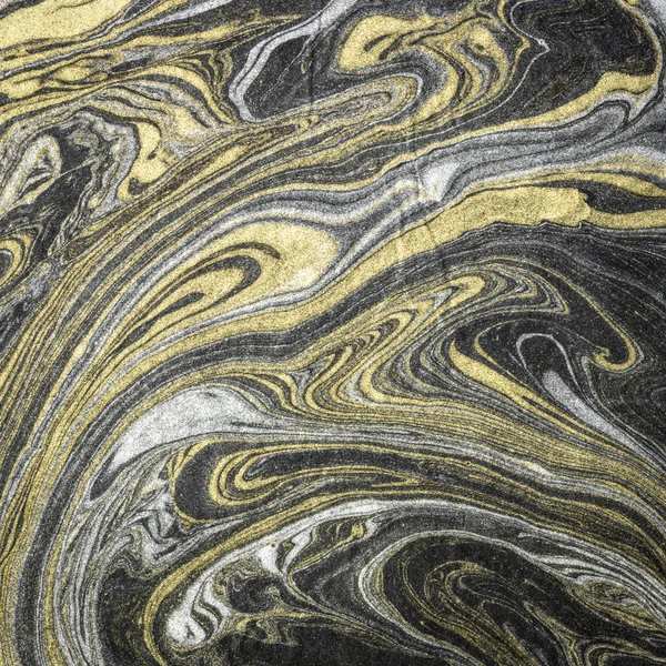 Fondo Oro Siver Negro Papel Lokta Nepalí Inspirado Grano Textura —  Fotos de Stock