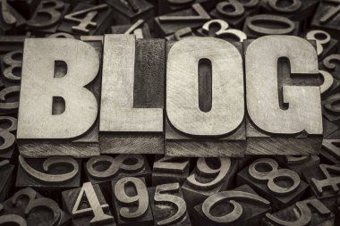 vintage Tipo ağaç türü karşı rasgele sayı arka plan, siyah beyaz resmi Word'de blog