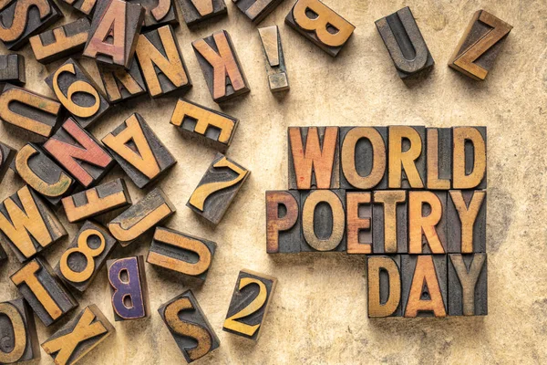 Giornata mondiale della poesia — Foto Stock