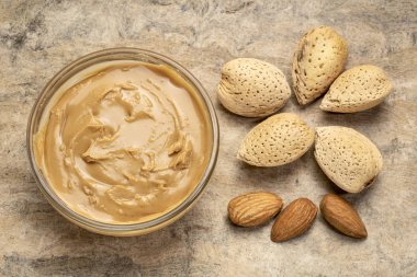 almond butter and nuts clipart