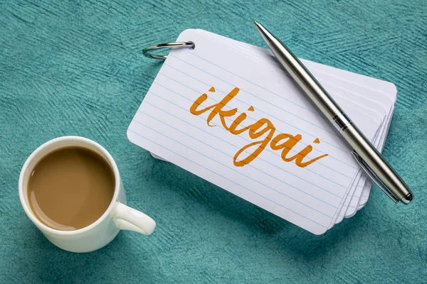 Ikigai - a reason for being — Stock Photo, Image