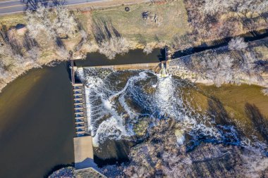 su Derivasyon Barajı hava görünümü