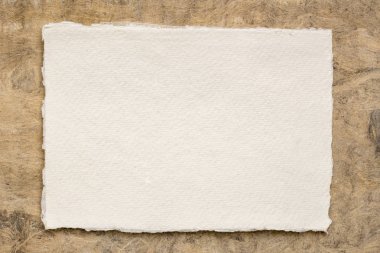Beyaz Khadi bez kağıdı. 