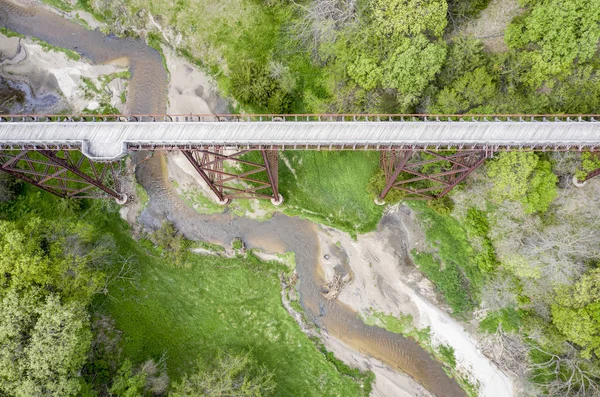 Nebraska hava görünümünde Cowboy Trail — Stok fotoğraf