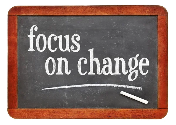 Fokusera på förändring — Stockfoto