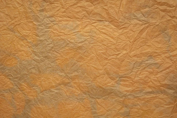 Crumpled and wrinled brown paper — Stock Photo, Image
