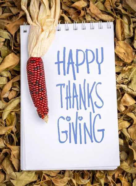 Happy Thanksgiving greeting card — Stock Photo, Image