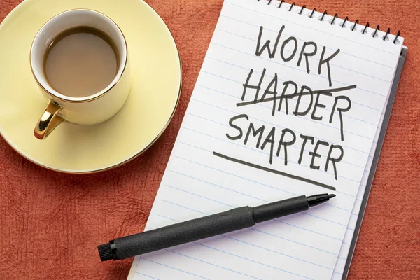 Trabajar más inteligente, no más duro — Foto de Stock