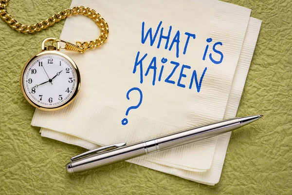 ¿Qué es Kaizen ? —  Fotos de Stock