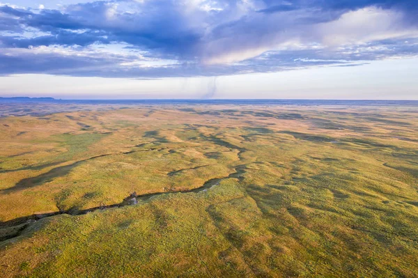 Alba estiva sul Nebraska Sandhills — Foto Stock