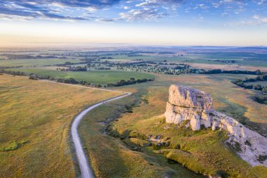 Nebraska Panhandle üzerinde Jail rock