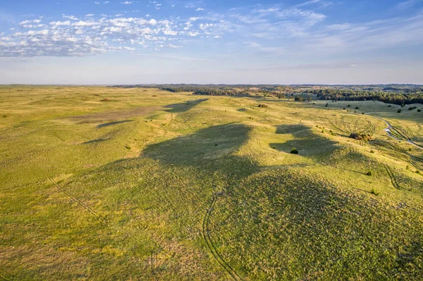 Verão nascer do sol sobre Nebraska Sandhills — Fotografia de Stock