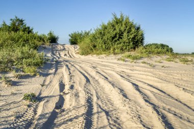 Nebraska Sandhills kumlu iz