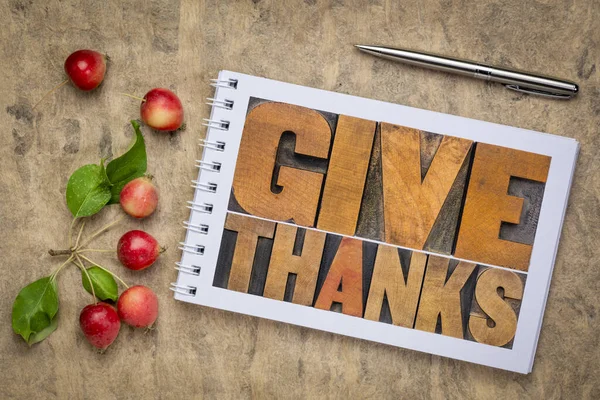 Δώστε Ευχαριστίες-ιδέα ημέρα των Ευχαριστιών — Φωτογραφία Αρχείου