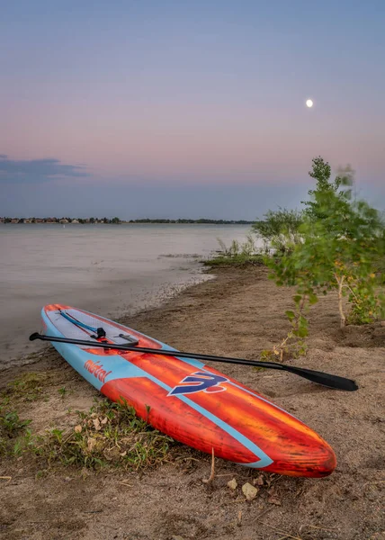 Loveland Usa Července 2020 Soumraku Pláži Státním Parku Boyd Lake — Stock fotografie