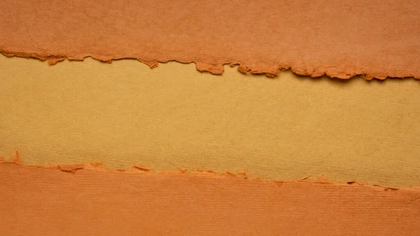 Buntes Papier Abstrakt Kürbis Orange Tönen Mit Kopierraum Blätter Aus — Stockfoto