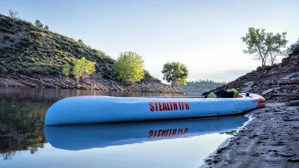 Fort Collins États Unis Juillet 2020 Longue Étroite Course Stand — Photo