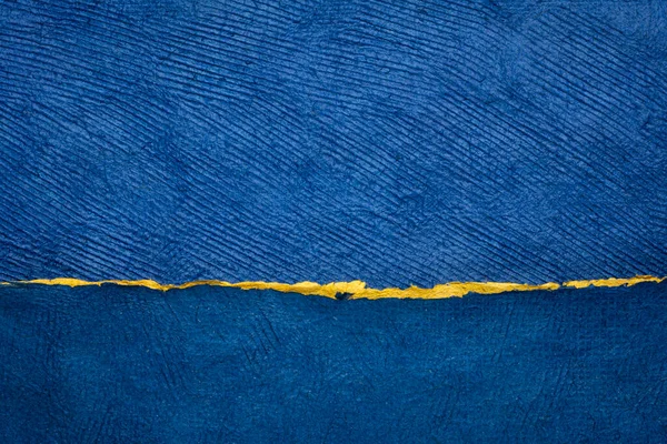 Голубое Небо Океан Красочная Абстракция Ландшафта Созданная Листов Бумаги Ручной — стоковое фото