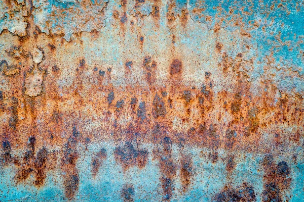 Blue Grunge Painted Metal Texture Junk Car Body — Stock Photo, Image