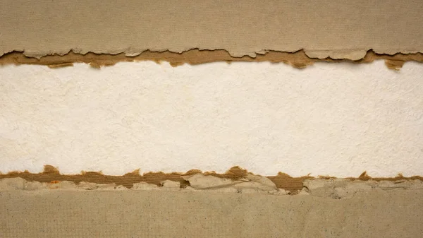 Abstrakcyjny Papier Tonach Ziemi Przestrzenią Kopiowania Arkusze Papieru Barkowego Bawełnianego — Zdjęcie stockowe