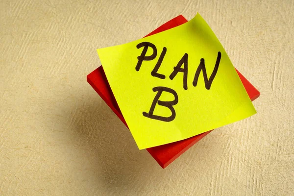 Plan Charakter Pisma Notatce Przypominającej Zmiana Planów Celów Biznesowych Lub — Zdjęcie stockowe
