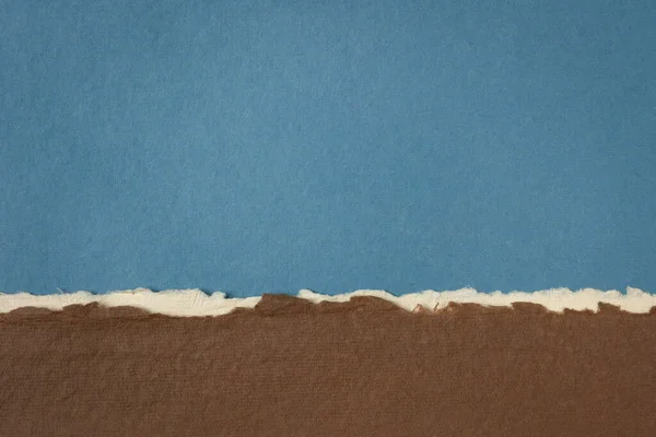 Paisagem Abstrato Colorido Tons Pastel Azul Marrom Uma Coleção Papéis — Fotografia de Stock