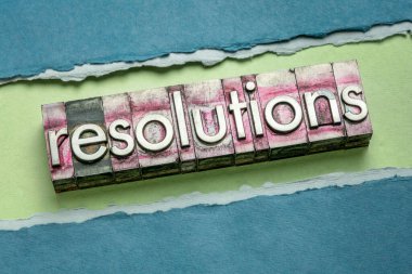 Renkli el yapımı kağıt, hedef belirleme ve kişisel gelişime karşı dayanıklı klasik harf baskı metal türlerinde çözümler soyut