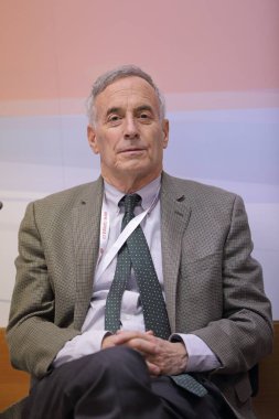 MOSCOW, RUSSIA - JAN 12, 2017: Laurence Jacob Kotlikoff is an American academic and politician, who is a William Warren Fairfield Professor at Boston University at the Gaidar Forum 2017