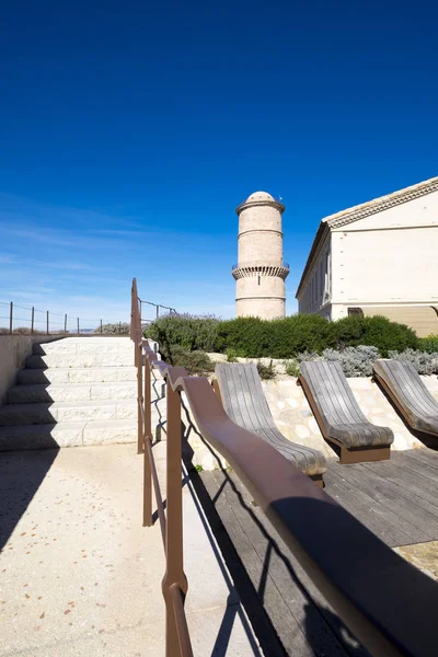 Marseille France March 2017 Fort Saint Jean Entrance Vieux Port — Stock Photo, Image