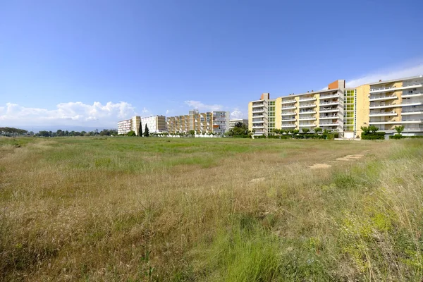 Cityscape Costa Dorada Katalonya İspanya üzerinde